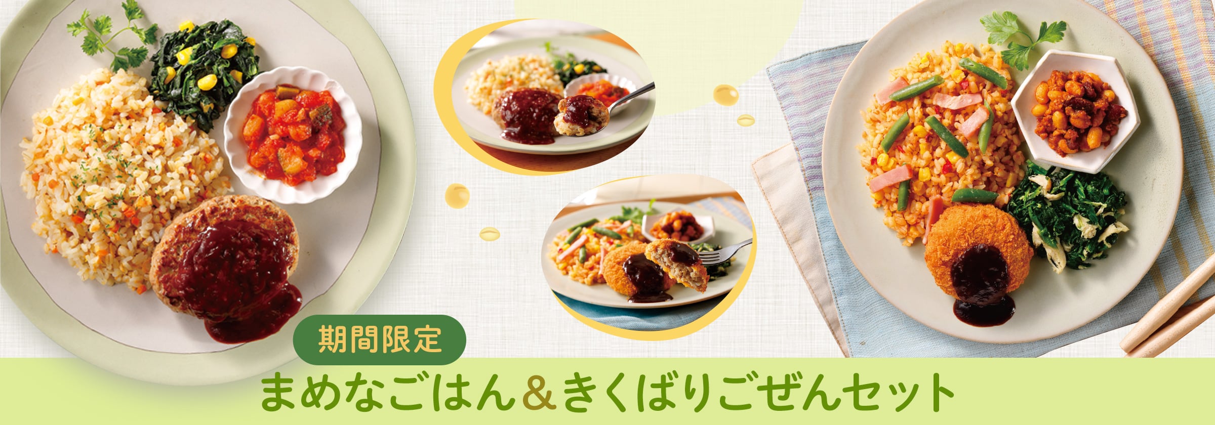 まめなごはん&きくばりごぜん10食、5食セット・2026年2月