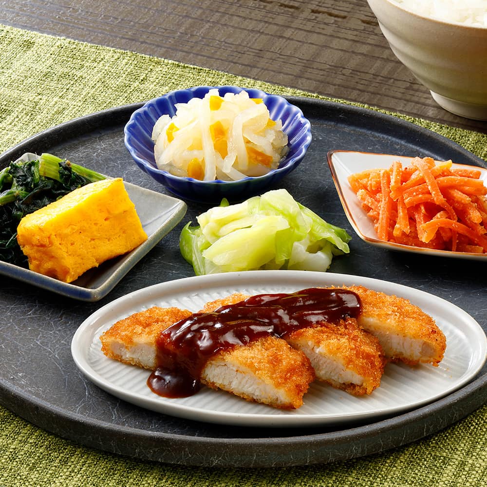 きくばりごぜん 味噌カツ(冷凍): ヘルシー食品｜ヘルシー宅配弁当