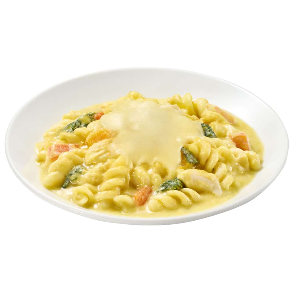 たんぱく質25g]everyONe meal チキンと彩り野菜のチーズクリームパスタ