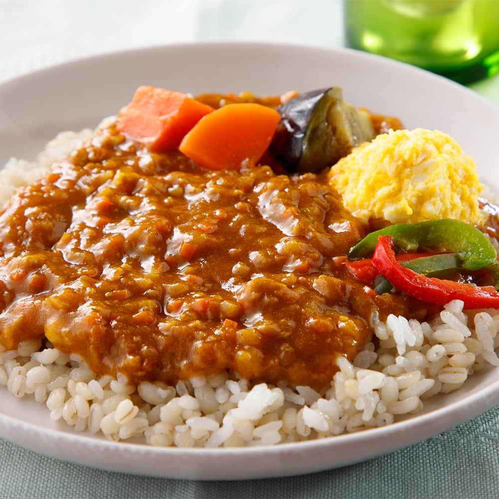 むぎ１　CS-No-０２ コンパクトタイプ　自家受粉の種子　約30粒 もち麦ワンディッシュ キーマカレー(冷凍): ヘルシー食品｜ヘルシー