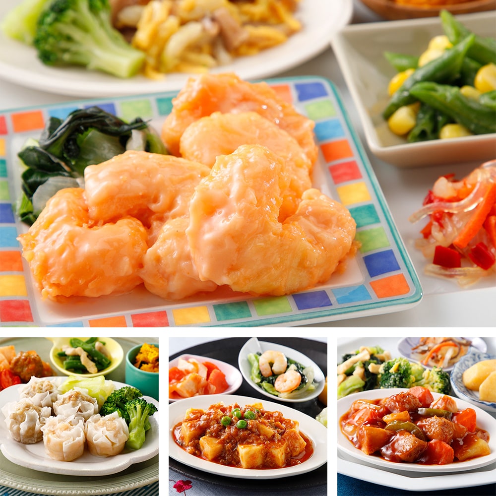 ニチレイのヘルシー食品・健康管理食・ダイエット食気くばり御膳 中華7食コース 2022春夏(冷凍): ヘルシー食品のページです。