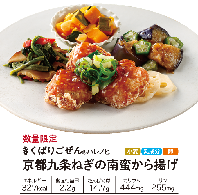 きくばりごぜん 盛夏16食、8食セット・2026年7月｜ヘルシー宅配弁当