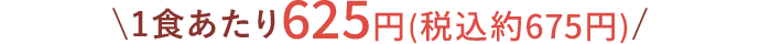 \1食あたり625円(税込約675円)/