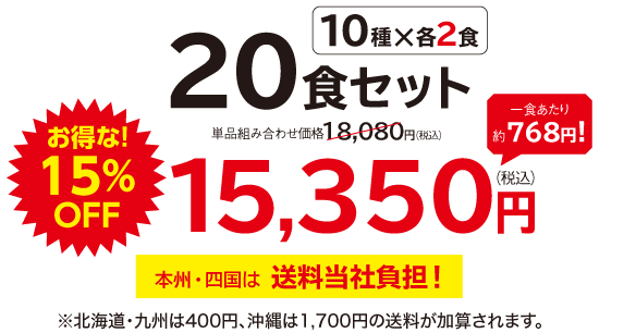 2026スタート お買い物応援キャンペーン 冬の和洋中おすすめセット